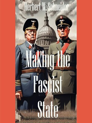 cover image of Making the Fascist State